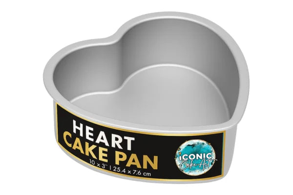 Heart Cake Pan 10 Inch x 3 Inch - Iconic Cake Art