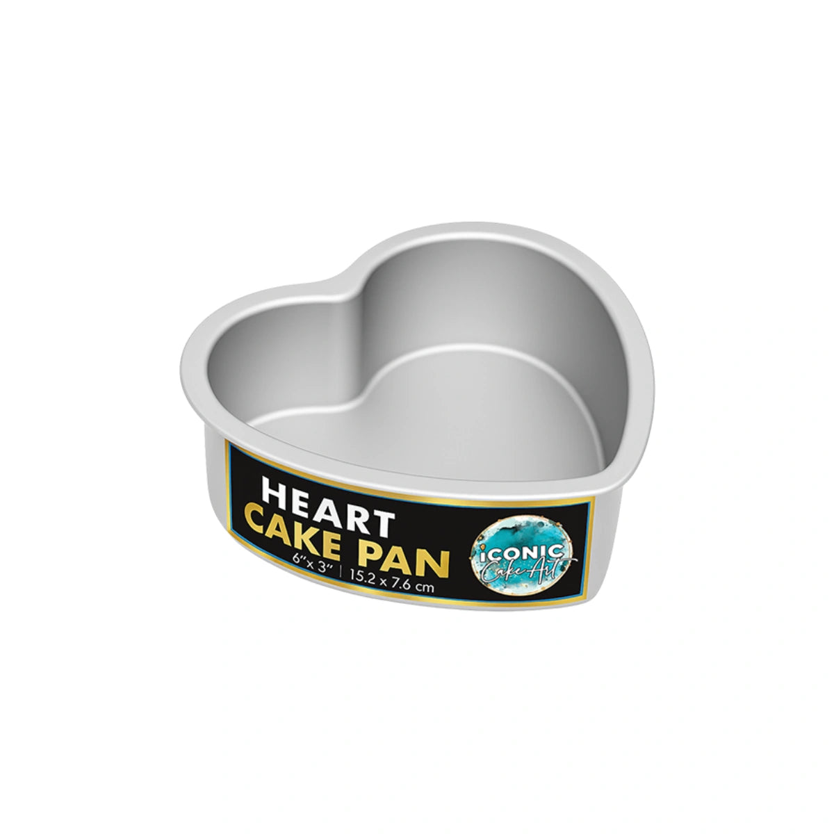 Heart Cake Pan 6 Inch x 3 Inch - Iconic Cake Art