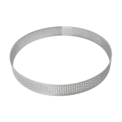 15cm x 2cm Perforated Tart Rings Iconic Cake Art