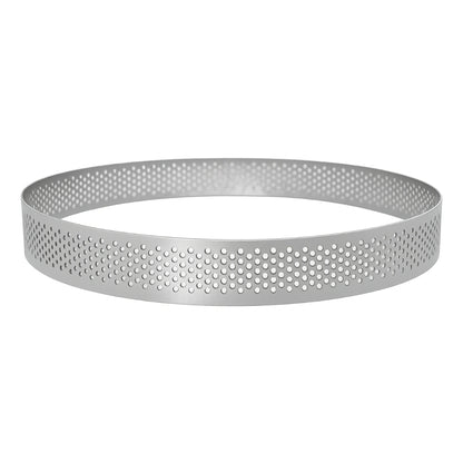 15cm x 2cm Perforated Tart Rings Iconic Cake Art