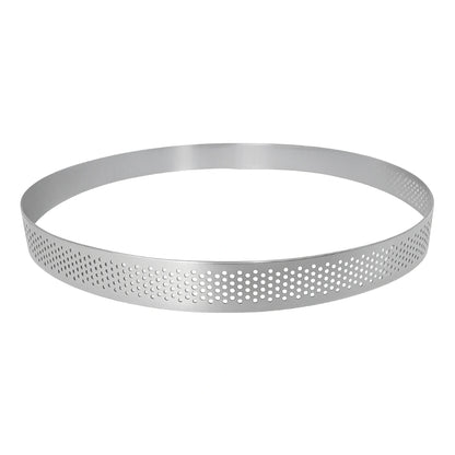 20cm x 2cm Perforated Tart Rings Iconic Cake Art