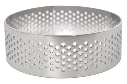 6cm x 2cm Perforated Tart Rings - Iconic Cake Art