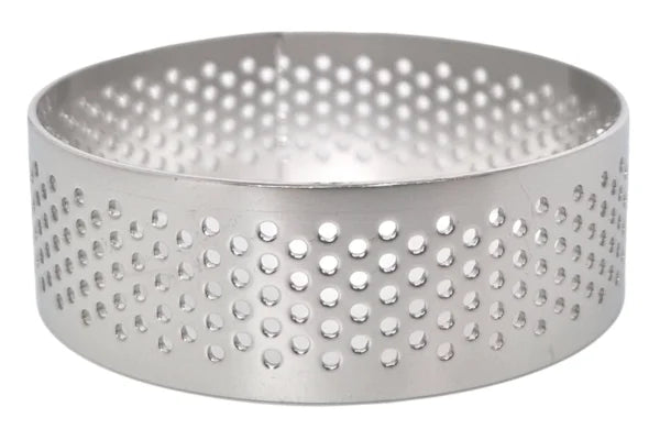 7cm x 2cm Perforated Tart Rings - Iconic Cake Art