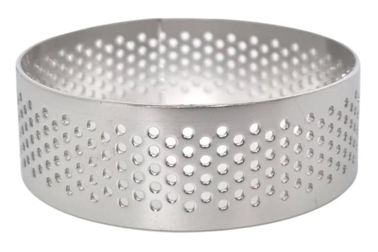 7cm x 2cm Perforated Tart Rings - Iconic Cake Art