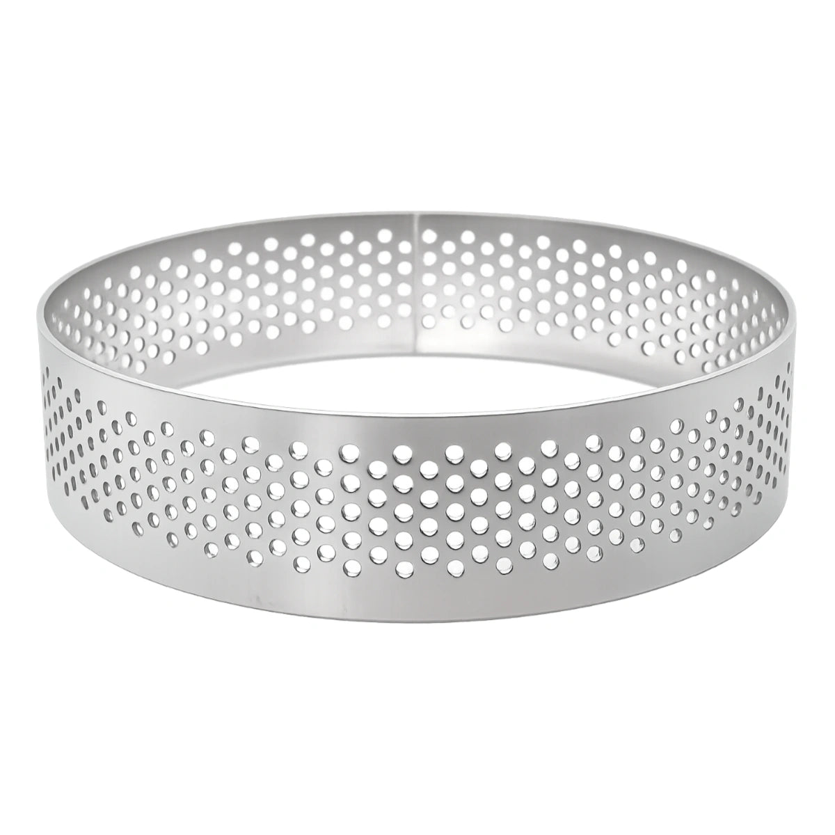 8cm x 2cm Perforated Tart Rings Iconic Cake Art