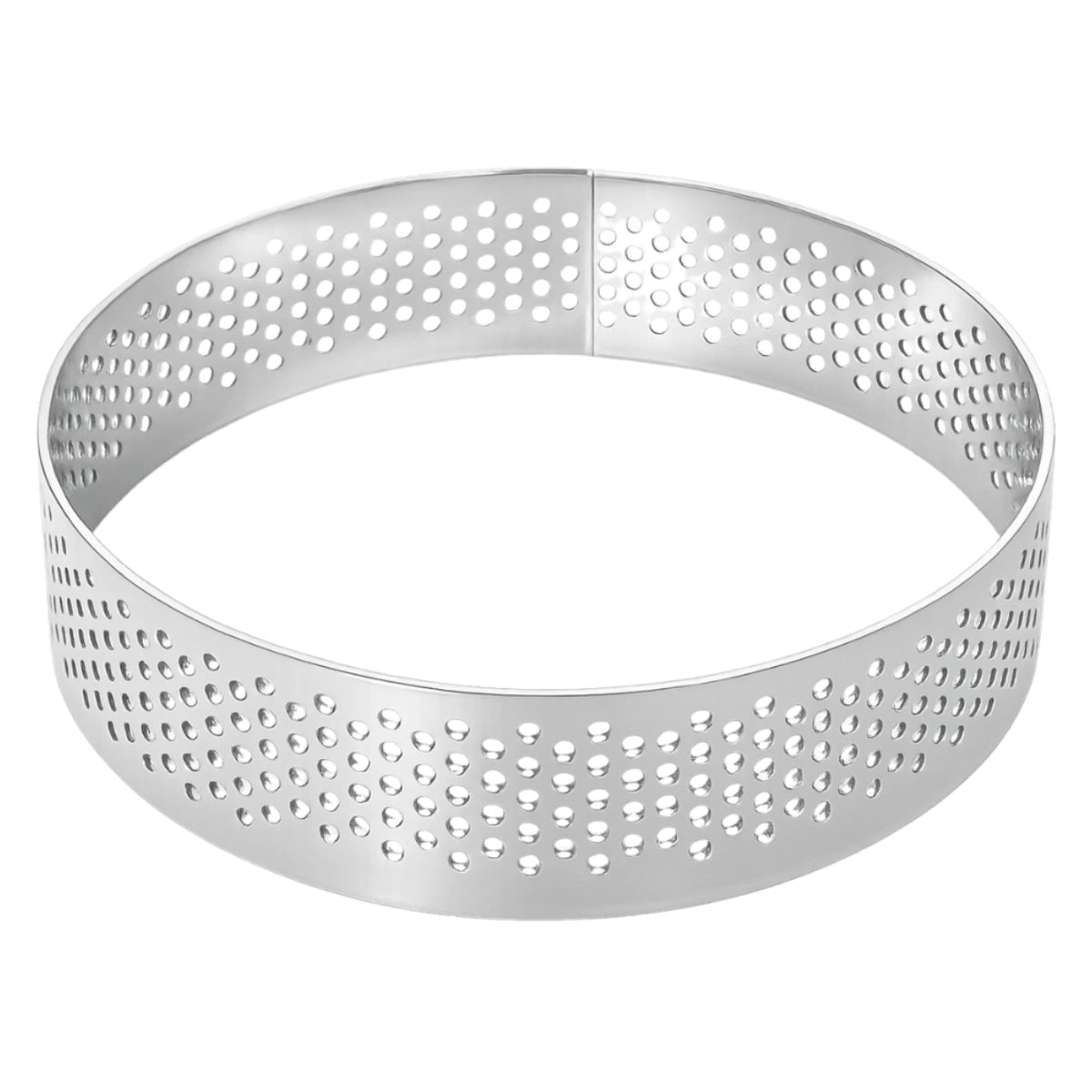 8cm x 2cm Perforated Tart Rings Iconic Cake Art