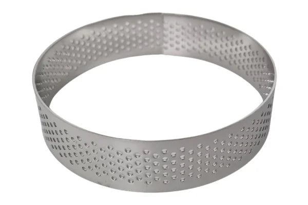 9cm x 2cm Perforated Tart Rings - Iconic Cake Art