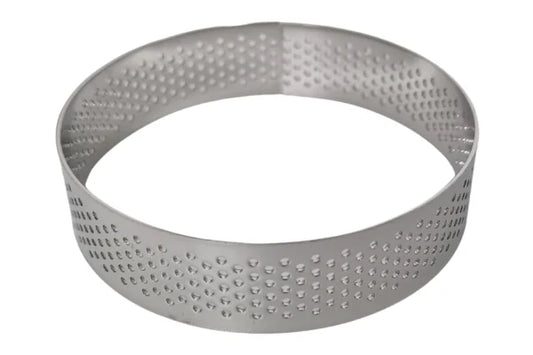 9cm x 2cm Perforated Tart Rings - Iconic Cake Art