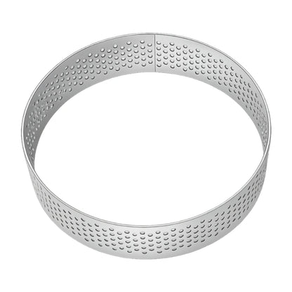 9cm x 2cm Perforated Tart Rings Iconic Cake Art