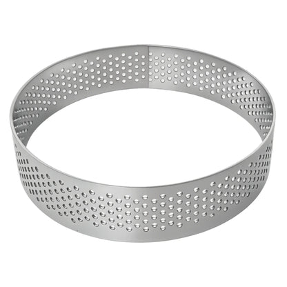 9cm x 2cm Perforated Tart Rings Iconic Cake Art