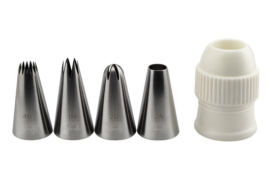 6 - Pcs Cupcake Piping Set - Iconic Cake Art