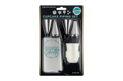 Cupcake Piping Set,2D 1M 4B 2A Cupcake Piping Set Iconic Cake Art,ICA-PTST-006