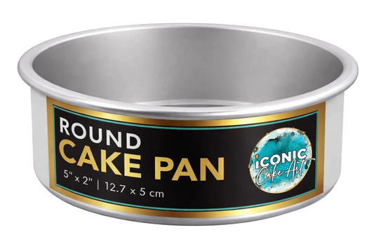 Round Cake Pan 5 Inch x 2 Inch - Iconic Cake Art