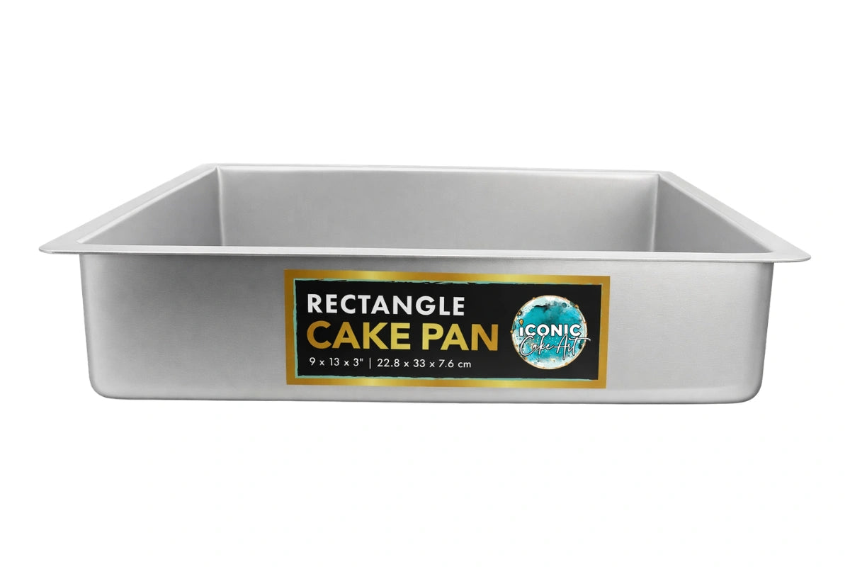 Rectangle 3 Inch Deep Cake Pan 9 Inch x 13 Inch - Iconic Cake Art
