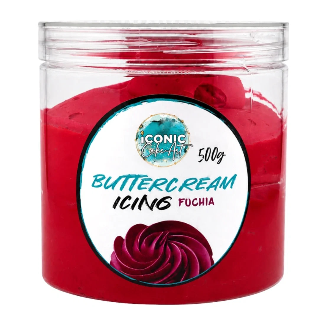 Fuchsia Ready to Use Buttercream 500g - Iconic Cake Art