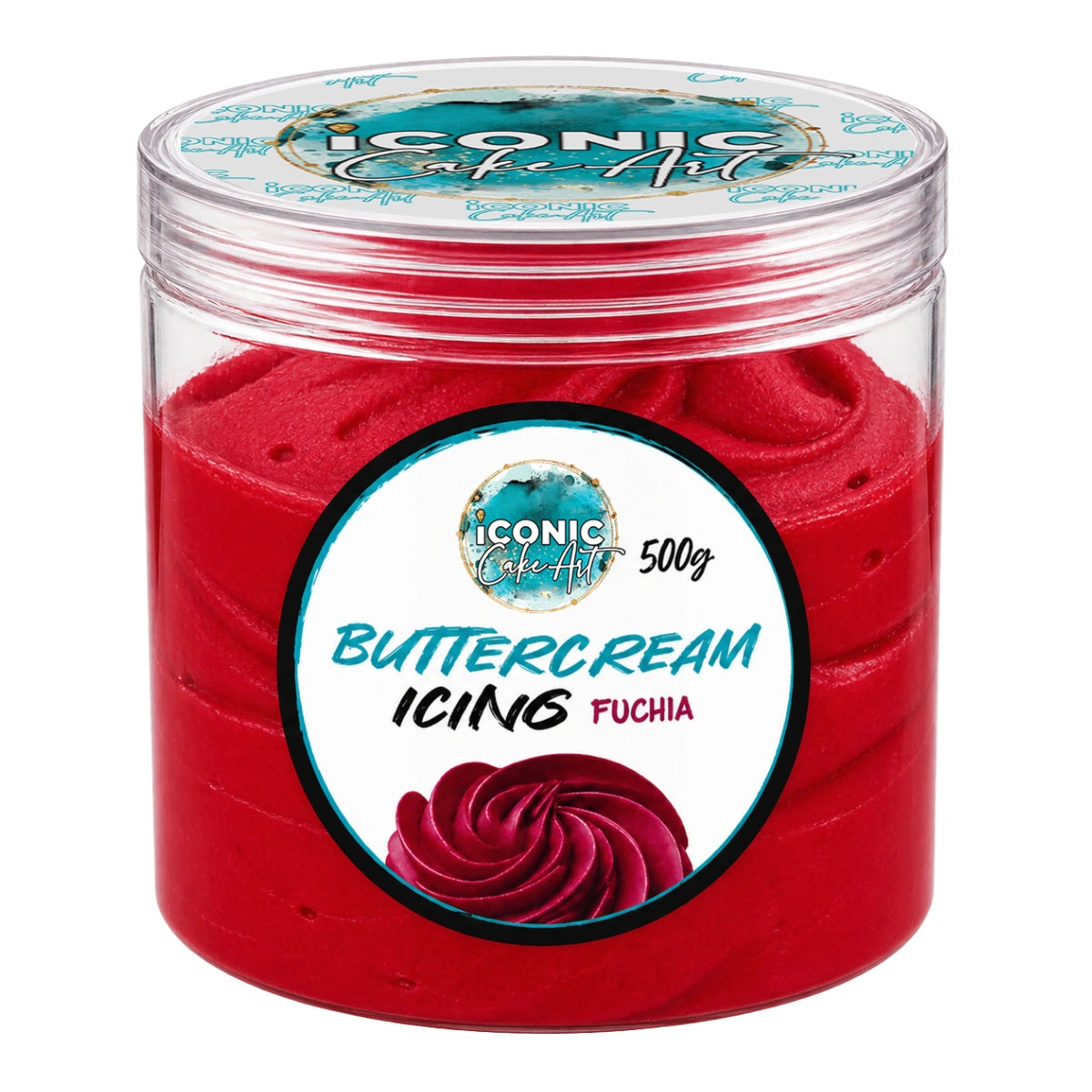 Fuchsia Ready to Use Buttercream 500g - Iconic Cake Art