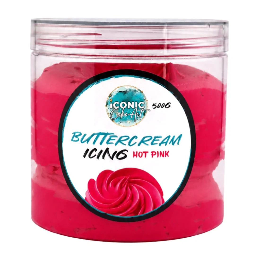 Hot Pink Ready to Use Buttercream 500g - Iconic Cake Art