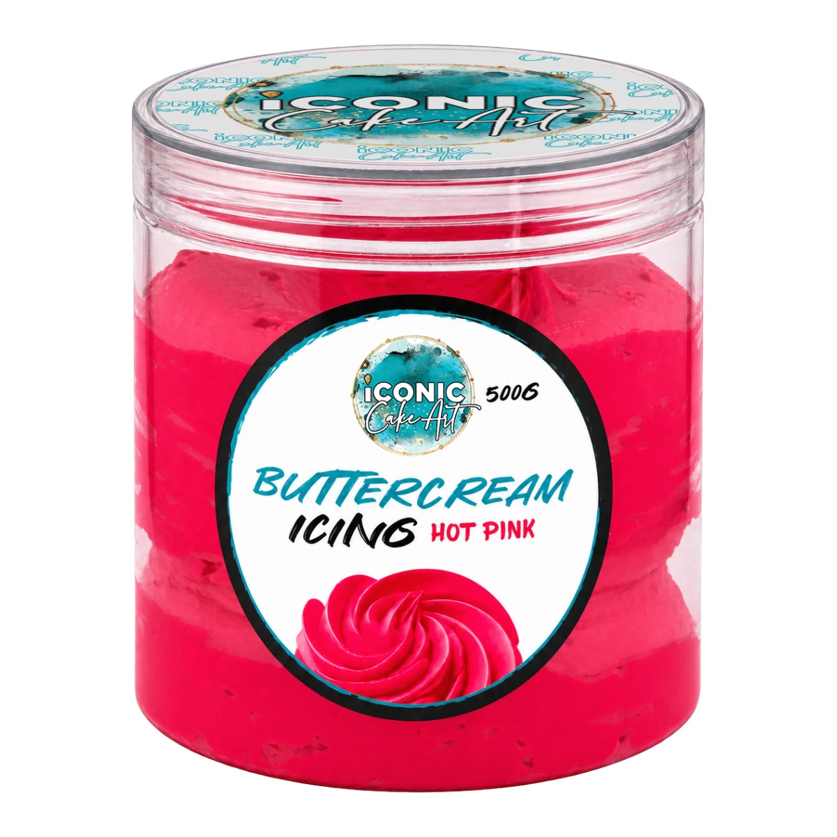 Hot Pink Ready to Use Buttercream 500g - Iconic Cake Art