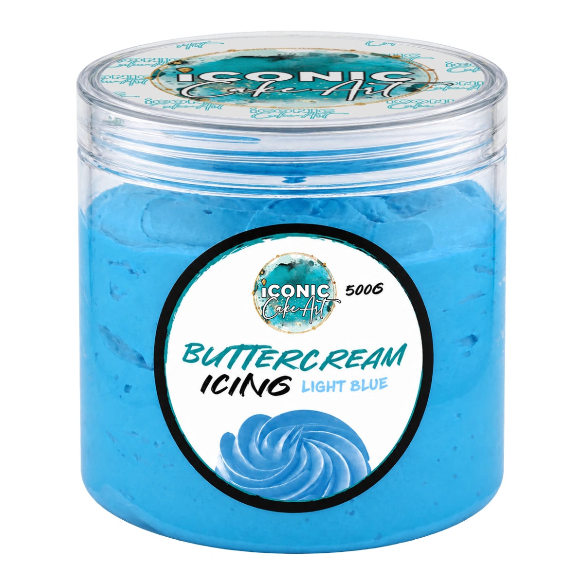Light Blue Vanilla Ready to Use Buttercream 500g - Iconic Cake Art