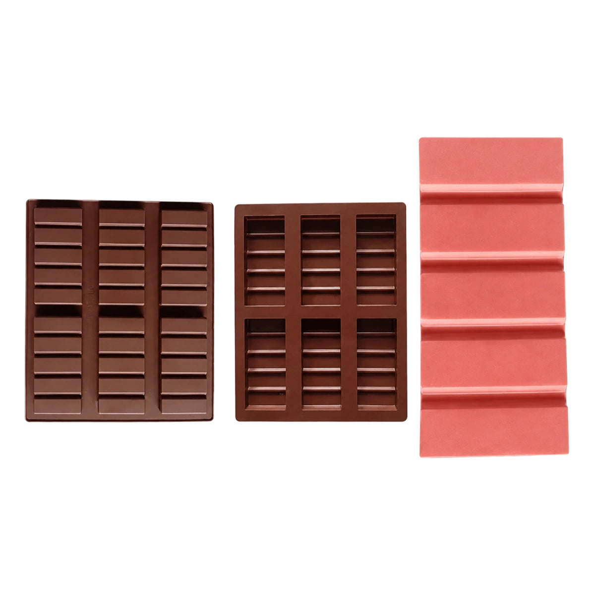 Style 1 - 6 Bars Chocolate Silicone Mould - Iconic Cake Art