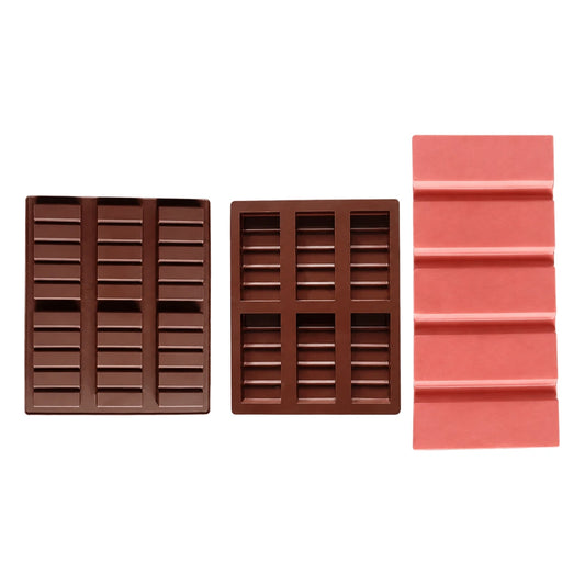 Style 1 - 6 Bars Chocolate Silicone Mould - Iconic Cake Art