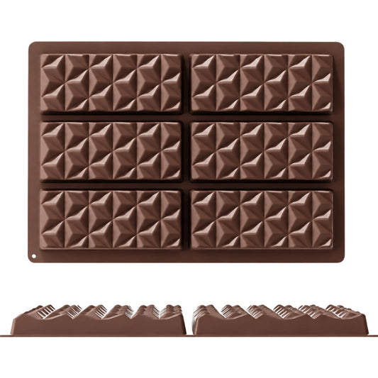 Style 4 - 6 Bars Chocolate Silicone Mould - Iconic Cake Art