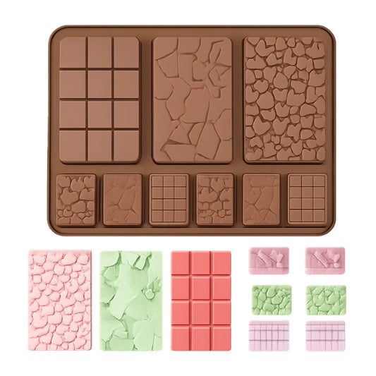9 Bars Chocolate Mould - Iconic Cake Art