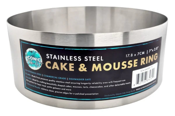 Round Mousse Ring 7 Inch - Iconic Cake Art