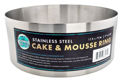 Round Mousse Ring 7 Inch - Iconic Cake Art