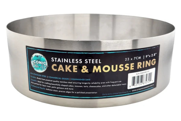 Round Mousse Ring 9 Inch - Iconic Cake Art