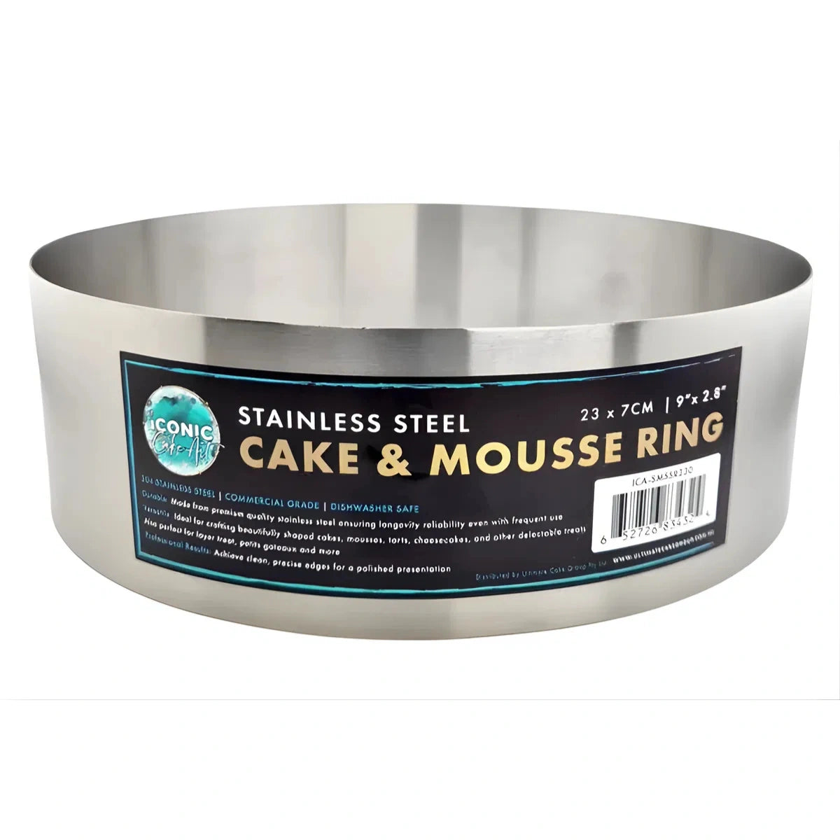 9 Inch Round Mousse Ring Iconic Cake Art