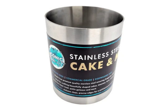 63mm x 70mm Round Mousse Ring - Iconic Cake Art
