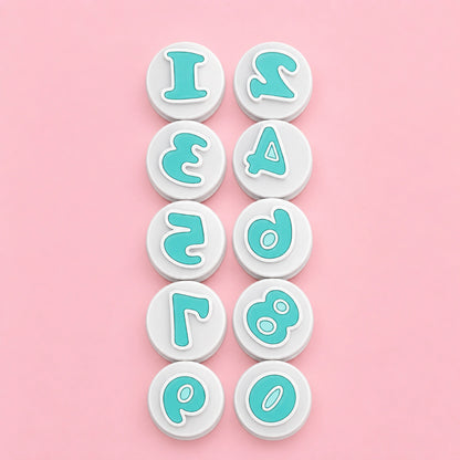 Mini Number Simply Push Plunger Cutters - 10 Pieces - Iconic Cake Art