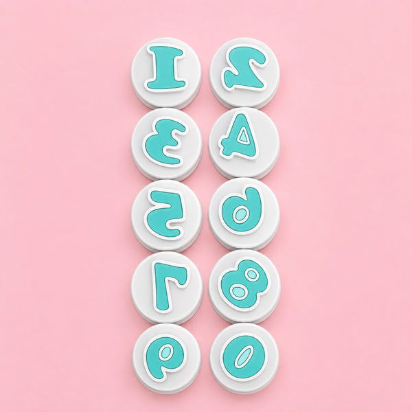 Mini Number Simply Push Plunger Cutters - 10 Pieces - Iconic Cake Art