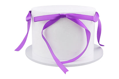 Purple Light Satin Bows - Iconic Cake Art