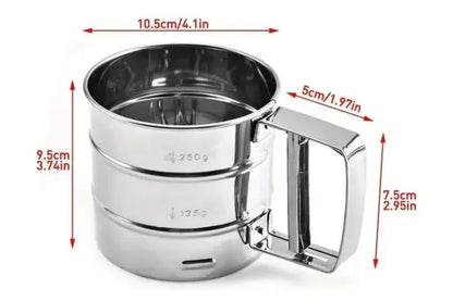 Flour Sieve with Handle - Iconic Cake Art
