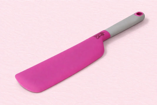 33cm x 7cm Hot Pink Silicone Spatula - Iconic Cake Art