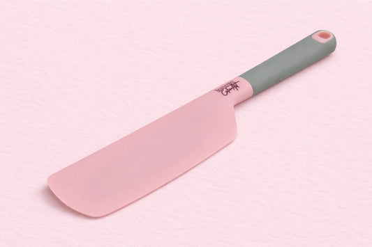 33cm x 7cm Pink Silicone Spatula - Iconic Cake Art