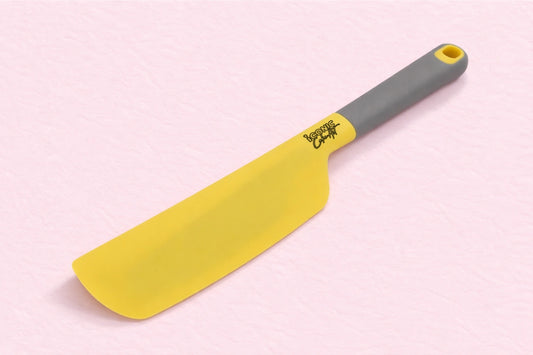 33cm x 7cm Yellow Silicone Spatula - Iconic Cake Art