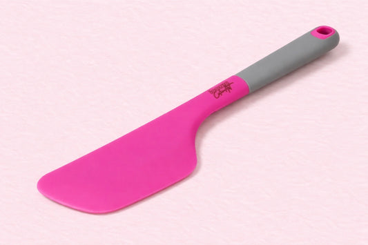 35cm x 7cm Hot Pink Silicone Spatula - Iconic Cake Art