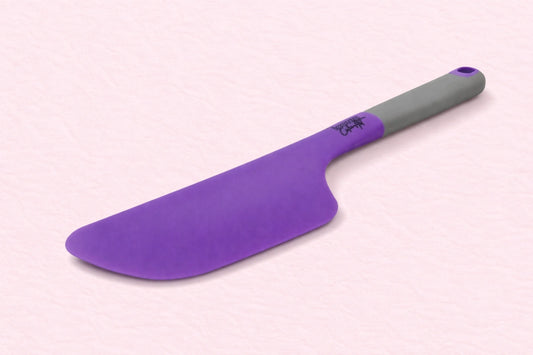 35cm x 7cm Purple Silicone Spatula - Iconic Cake Art