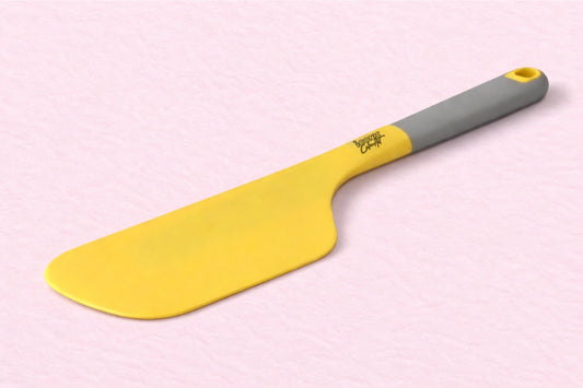 35cm x 7cm Yellow Silicone Spatula - Iconic Cake Art