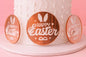 Rose Gold Easter Toppers (6 Pack) - Iconic Cake Art