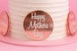 Rose Gold Mothers Day Toppers (6 Pack) - Iconic Cake Art