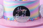 Silver Birthday Toppers (6 Pack) - Iconic Cake Art