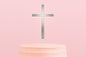 Silver Cross Topper - Iconic Cake Art