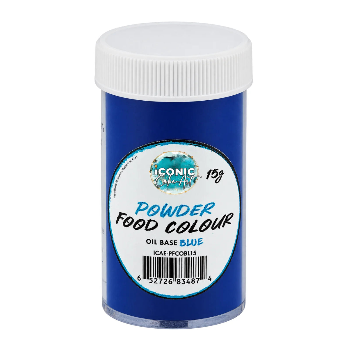 Blue Oil Based Powder Colour 15g - Iconic Cake Art