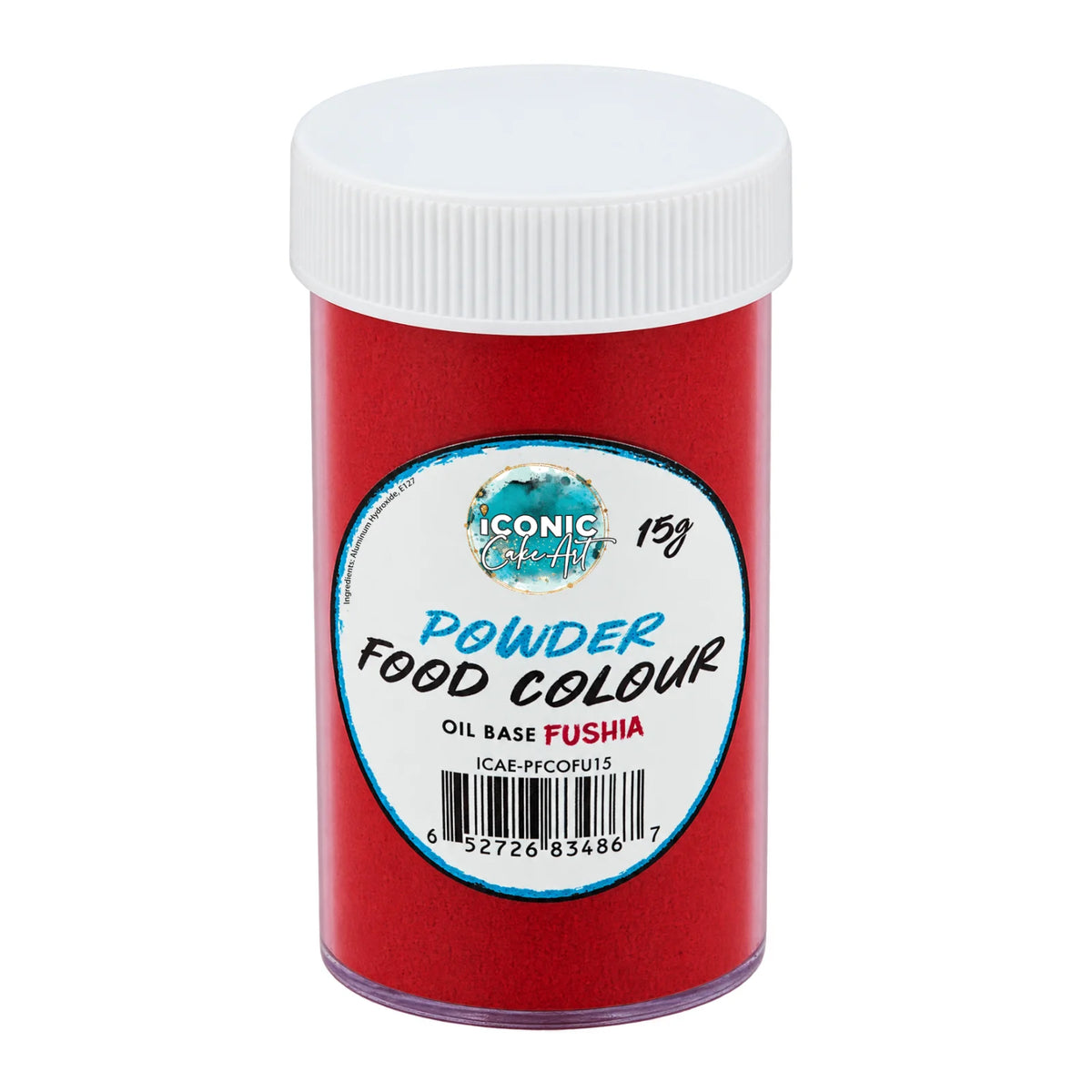 Fuchsia Oil Based Powder Colour 15g - Iconic Cake Art