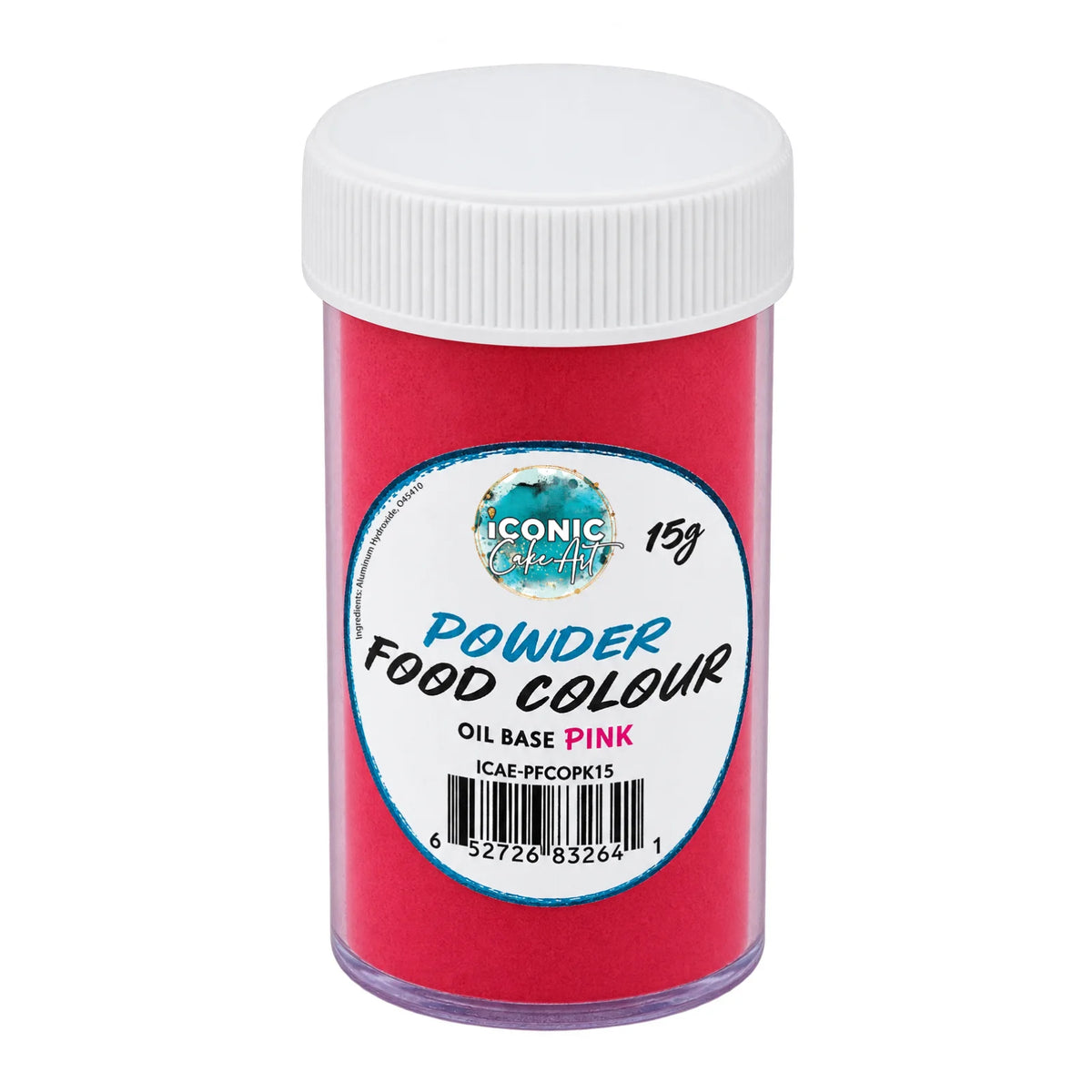 Pink Oil Based Powder Colour 15g - Iconic Cake Art