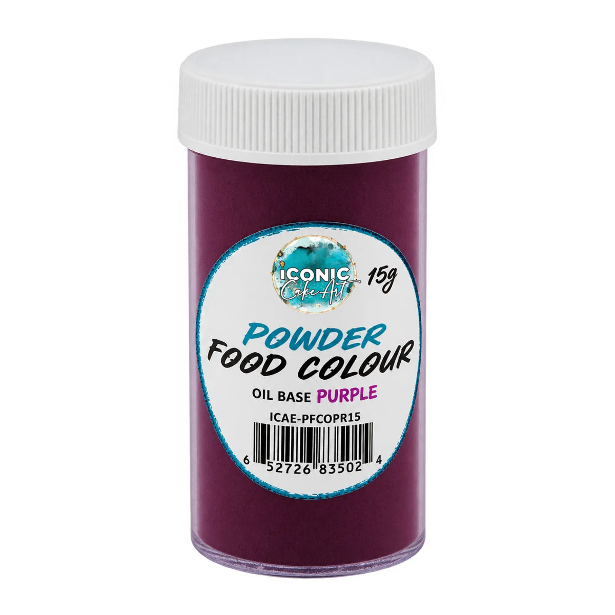Purple Oil Based Powder Colour 15g - Iconic Cake Art